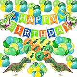 🎁REGALO PREFECTO: Conjunto de más diferentes adornos realistas de dinosaurios recién nacidos, que una vez satisfacen las necesidades de sus hijos. Fiesta temática mundial jasásica, Tema prehistórico, Fiesta temática de animales en la jungla, Fiesta temática de Dino.