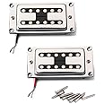 Alnicov 2PCS Guitar Sealed Humbucker Pickups Pick-ups Dual Coil for LP Electric Guitars with Mounting Screws