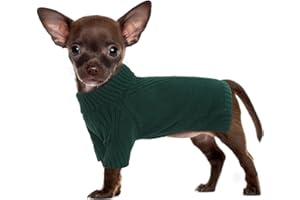 IECOii Hundepullover, Sweater für Kleine Mittelgroße Große Hunde, Warmer Rollkragen, Winter Hundebekleidung für Katzen, Chihuahua, Französische Bulldogge, Labrador
