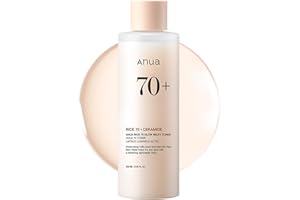 ANUA Rice 70 Glow Milky Toner, Per Pelle Di Vetro, Acqua Di Riso, Niacinamide, Ceramidi, 250 Ml/8,45 Fl. Oz. Beige