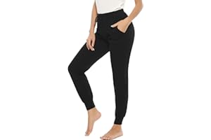 Migcaput Schlafanzughose Damen Hosen Baumwolle Lange Jogginghose Trainingshose Pyjamahose Lang Sporthose Frauen Schlafhose