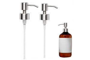 2 borsthuvuden 304 Rostfritt stål tvål (26-28mm) | Emulsion Distributör, Flytande Dispenser Reservpump för kök och badrum