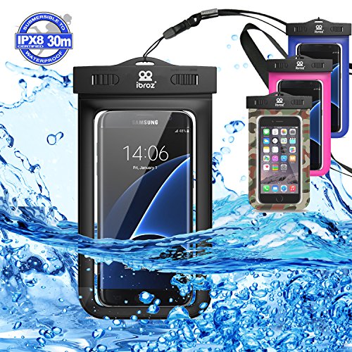 IBROZ Funda estanca sumergible hasta 30 metros mosquet n para submarinismo nataci n navegaci n para iPhone 6 6Plus 7 7Plus Samsung Galaxy S6 S7 Note y otros m viles de hasta 5 7 - Nero reviews IBROZ Funda estanca sumergible hasta 30 metros mosquet n para submarinismo nataci n navegaci n para iPhone 6 6Plus 7 7Plus Samsung Galaxy S6 S7 Note y otros m viles de hasta 5 7 - Nero