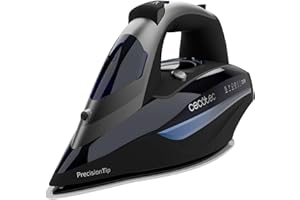 Cecotec Fer à Repasser Horizontal avec Pompe IronHero 3200 i-Pump Absolute. 3200 W, Power Steam, Coup de Vapeur 285 g/min, Semelle Turbo Anodized Pro, Écran LCD, Système Antigoutte, Cyclo Clean