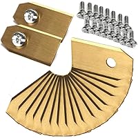 45x Titan Messer Klingen für Husqvarna Automower Messer für Husqvarn® Automower®/Yardforce/Gardena Mähroboter (3g - 0…