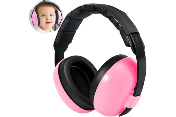 YingErTool Baby öronskydd brusreducerande hörlurar öronskydd justerbar öronmuff för ålder 3 månader till 36 månader vid fyrverkeri, konsert, bio