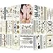 Produktbild Lady Up 20 150+Design Gemischt Style Körper Kunst Temporäre Tattoos Papier,Metallic - Silber -, Gold - und mehrfarbige wasserdicht - Tattoos Für Frauen,Mädchen,Kinder oder Männer,148×210mm