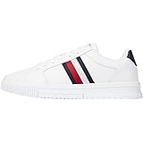 Tommy Hilfiger Supercup Lth Stripes Ess Fm0fm04895, Sneaker con Suola Cupsole Uomo