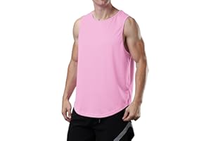 meioro Herren Mesh Tank Top, Atmungsaktives Ärmellose Shirt Angepasste Muskelshirt, Sport Rundhals Tank Tops Männer Sommer Gym Workout Funktionsshirt Bodybuilding Fitness Unterhemd(Schwarz,S)