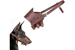 yolzhxe Bozal Perro, Transpirable Bozal Anti Ingestas Evitando Morder, Masticar y Ladrar, Ajustable Bozales Adiestramiento Permite Jadear y Beber, para Perros Pequeños, Medianos, Grandes, S