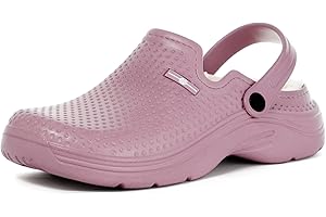 EAGSOUNI Zoccoli e Sabot Uomo Donna Ciabatte da casa Pelliccia Foderato Pantofole Impermeabile Scarpe da Giardino Antiscivolo Inverno Clogs All'aperto