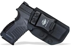 POLE.CRAFT IWB Tactical KYDEX Gun Holster Pistola Softair Fondine Fits: Springfield XD-S 3.3" 9mm/.40S&W/.45ACP Single Stack Pistol Case Inside Concealed Carry Holster Guns Accessories