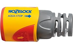 HOZELOCK - Aquastop Hose Connector Plus ø 12.5mm - 15mm (1/2"- 5/8") Soft Touch: Aquastop, Watertight, Non-slip, Flexible, Long Tip Prevents Twisting, Swelling and Leaks [2055P0000]