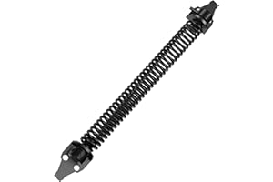 SKYSEN 36cm Gate Spring Closer Garden Gate Hinge with Adjustable Closing Force as Automatic Door Closer Gate Fittings for Wooden Garden Gates Heavy Duty, Black