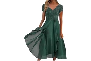 ZEIAYUAS Dresses for Women UK V Neck Sleeveless Chiffon Dresses Lace Floral Evening Dress Elegant Swing Mesh Dress Party Disco Club Dress Ladies Cocktail Clubwear Wedding Guest Outfit Sale Clearance