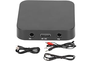Bluetooth 5.0-sändarmottagare, Trådlös Ljud Bluetooth-adapter Multifunktion 2 i 1 Trådlös Bluetooth-adapter för TV CD-spelare MP3