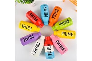 VAPOURON Jumbo KSI Prime Bottle Soft Squeeze Squishy Toys - Squeeze, Squish, and Relieve Stress Gifts for Kids and Adults (White-Meta)