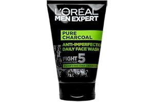 L'Oréal Paris Men Expert, rengöringsgel mot orenheter, Pure Charcoal Wash, 100 ml