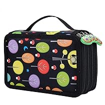 Astuccio Scuola 72 Slot - Portamatite Rimovibile Viola Per Cancelleria