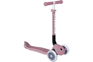 GLOBBER JUNIOR Foldable Lights ECO - Tretroller, 120/80 mm, ABEC 9, 3-rädrig, LED-Leuchtrollen