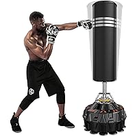 YOLEO Boxsack StandboxsäckeTrainingsgeräte Erwachsene Freistehender Standboxsack Boxing Trainer Heavy Duty Punchingsäcke