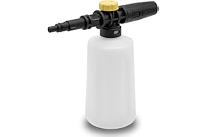 Fai Top 750ml Cannone Schiuma Idropulitrice Lancia Schiuma,Ugello della Bottiglia del Getto dello Spruzzatore Regolabile Compatibile con Idropulitrice Nilfisk