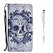 Price comparison product image Huawei P20 Lite Case,Grandoin 3D Colorful Prints Series Lifetime Warranty Premium PU Leather Magnetic Flip Cover with Card Slots Holders Hand Wrist Strap Wallet Case For Huawei P20 Lite
