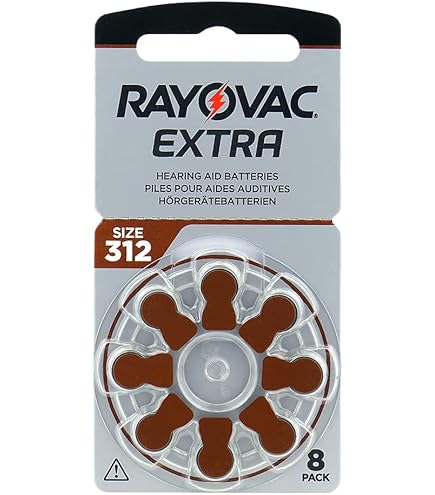 60x Tipo 312 Rayovac Extra Avanzato Apparecchi Acustici Batterie - Foto 11