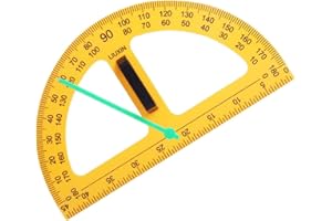 Colcolo Große Zahlen-MatheLineal, Dreieck, große MathematikAusrüstung für Zeichnungen, schwarze Tafel, Klassenzimmer, Schule, Büro, Winkelmesser
