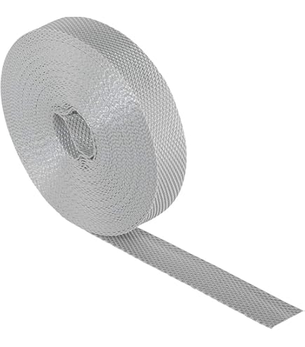 Profi Produkte Vertrieb 50 m Rolladengurt - Grau - 14 mm Breite - Polypropylen (PP) - Hohe Reißfestigkeit - UV Beständigkeit - Schmutzunempfindlichkeit - Beste Scheuerfestigkeit - Perlonkantenschutz