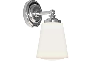 Astro Bathroom Wall Light, Metal, E14 (Small Edison Screw), 40 W, Polished Chrome