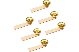 ‎BRUBAKER BRUBAKER 6er Set Kerzenhalter für Weihnachtspyramiden - Ersatz Halter für Pyramidenkerzen - Ersatzteile für mittlere und große Holzpyramiden 30 cm, 45 cm und 60 cm - Naturfarben Holz