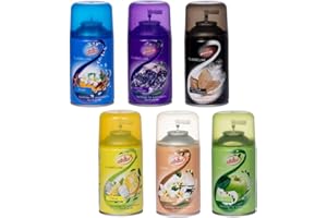 ‎LARO Laro Premium Airline wählbares 3/6/12/24/48/96 st Raumduftspray Vorteilspaket Nachfüller für automatische Duftspender 250ml, Anzahl:6, Duft:Mix classic