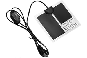 SIGANDG Reptile Heating Mat Pets Heating Pad adjustable temperature Removable Terrarium Heat Mats Suitable for lizards, turtles, scorpions, geckos and other amphibians（5w 14 * 15cm）