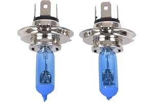 CESUO 2 Pcs H4 100 W 6000 K Blanc Voiture XéNON CACHé HALOGèNE Phare Ampoules Lampe LUMIèRE