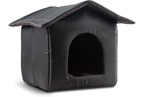 Geteawily Niches à Chat Extérieur | étanche Maison pour Chat | Maison pour Chat Sauvage en Plein Air | Maisons Intempéries pour Chiens De Chats Sauvages | Abri d'hiver Chaud pour Chats, Tente De Chat