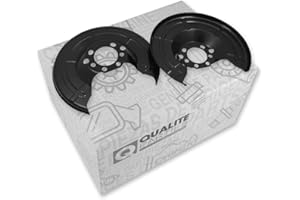 QUALITE PARTIES 2x ABDECKBLECH ANKERBLECH BREMSANKERBLECH SPRITZBLECH HINTEN