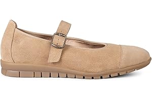 miMaO. Merceditas Casual de Mujer en Piel. Comodidad, Plantilla de Gel