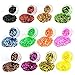 12 Mini Nail Chunky Glitter flake Crystals Art Sparkle Bright Decoration,Nail Art Glitter(thick)