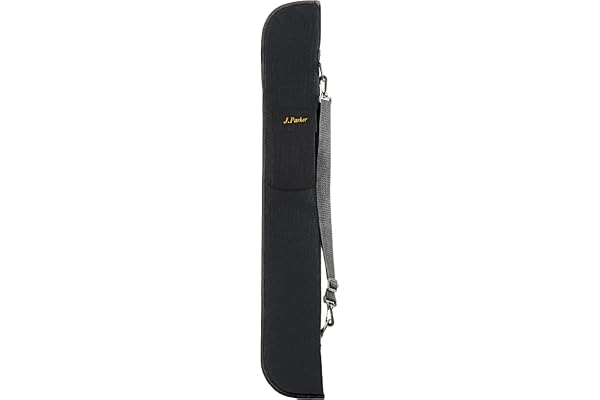 Queuväska J.Parker 1 underdel/2 toppar, svart, nylon, praktisk, felxibel, mobil