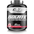 Core Champs ISOLATE 100% Whey Protein Powder|67 Servings,4.41lbs,(2kg)|25g Protein|6g BCAA|0g Fat|Muscle Support and Recovery| Muscle Builder For Men & Women|Sports Nutrition|Strawberry Shake