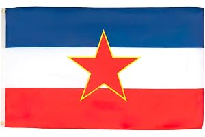 AZ FLAG Flagga Jugoslavien 90x60 cm Jugoslavisk 100D Polyester 2 Öljetter