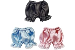 niannyyhouse Vestiti per bambole di peluche, pantaloncini, pantaloni in pizzo, per bambole Dressup (A2-15 cm)