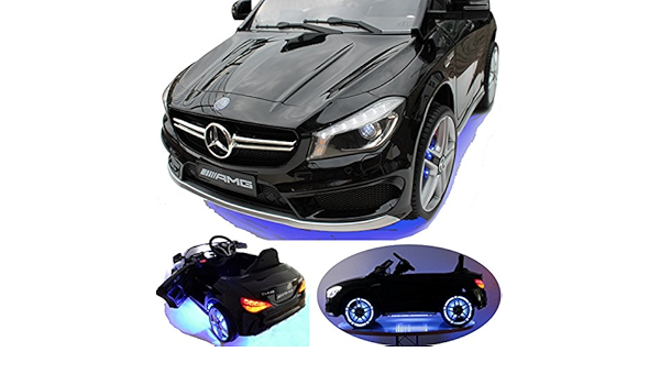 Mercedes Benz Cla 45 Amg Nombreux Effets Led Demarrage Auto Enfant Enfant Enfants Voiture Electrique Vehicule Noir Blanc Rouge Amazon Fr Jeux Et Jouets