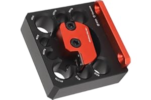 YWBL-WH Dowel Maker Jig Kit Toolcool Electric Drill Dowel Plate Carbide Inserts Dowel Maker Woodworking Round Rod Auxiliary Tool for Electric Drill