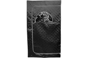 XDAILUYYDS Saunazelt für Zuhause, Tragbare Dampfsauna 9 Stufen Einstellbare Temperatur mit Dampfer für Entspannung, Zur Förderung Der Durchblutung (Schwarz)