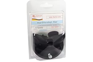 SF SANFOR Magefesa STAR Blíster olla a presión adaptable tornillo | Negro | 7 x 8 x 5 cm | Fácil de montar, 1 ASA