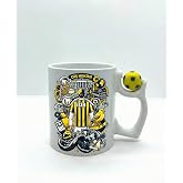 Diş&ccedil;i Meslek Taraftar Temalı Diş Hekimi Kupa Bardak | Taraftar Meslek Temalı Kupa Bardak | Hediye Mug (Fenerbah&ccedil;e Temal, Futb
