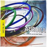 Aurora Premium Kısa Sap Bağlama Teli Profesyonel Bakır Bamlı 0,18