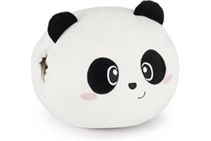 Legami - Cuscino Super Soft! Tema Panda, Apertura Scaldamani, Super Soffice, Idea Regalo, 34x26 cm
